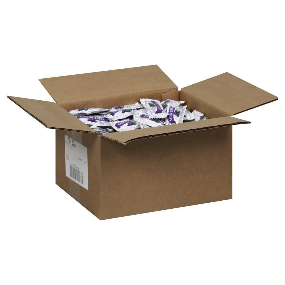 Jelly Grape - Foil Pouch -- 200 Count .5 Ounce by Portion Pac – 7 x 9 x 6 inches, Pack of 200