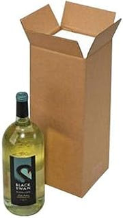 Polar Tech 741KD Plain KD Box for 1 Foam Wine, Champagne Shipper