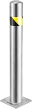 Global Industrial Surface Mount Safety Bollard, 36"H x 4-1/2" Diameter