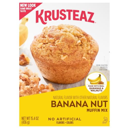 Krusteaz Banana Nut, Almond Poppy Seed & Cinnamon Swirl / 51.9 Ounce (Pack of 1) / 1 Muffins & Quickbreads