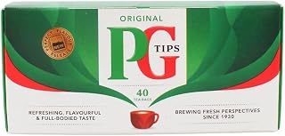 PG Tips Non-Pyramid Black Tea - 40 Bags Per Pack - (6 Pack)