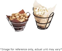 G.E.T. 4-22770 Stainless Steel Bucket Basket, 4-1/2" Diameter x 2-1/2"H, Case of 24