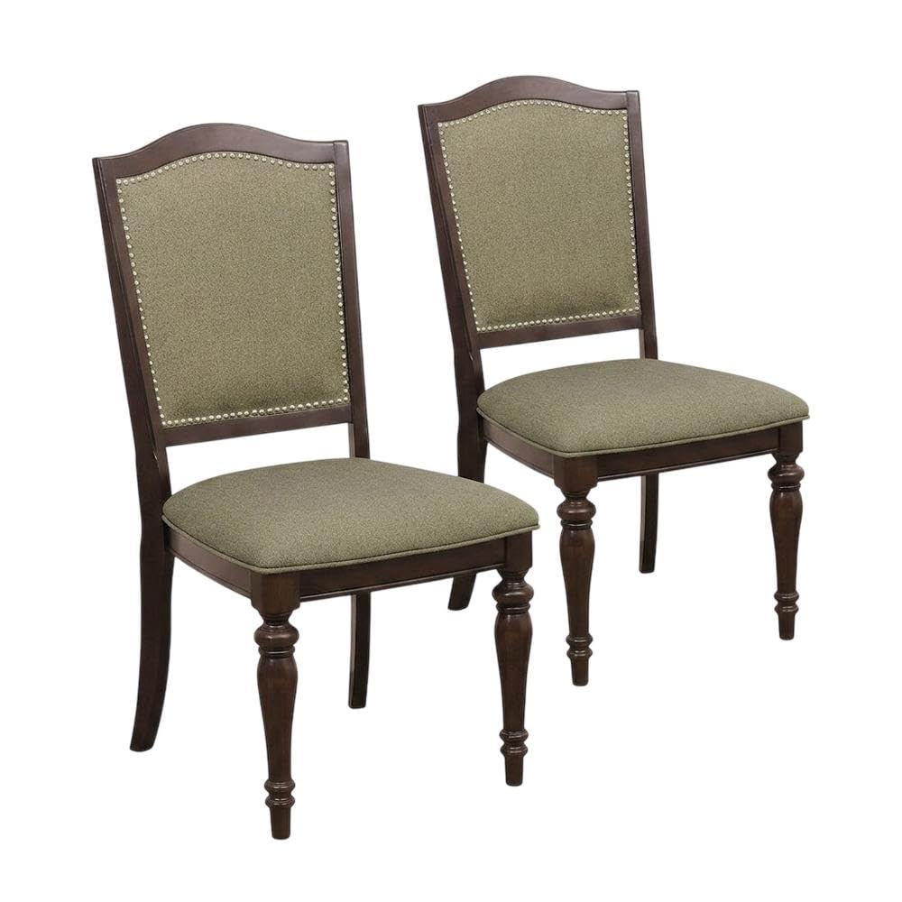Asian Hardwood Dining Side Chairs Set of by Starlight Canyon Home – Asian Hardwood, Brown, Pack of 2