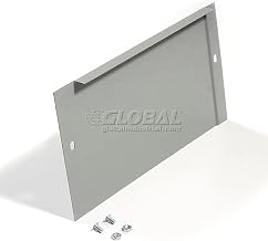 Global Industrial End Base For 15"D X 6"H Gray Locker Pair (Left And Right)