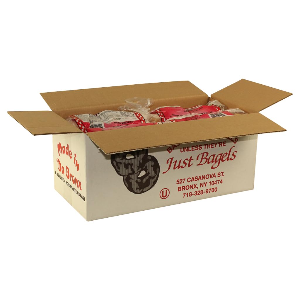 Sundried Tomato Bagel by Just Bagels – 4 Ounce, Pack of 48
