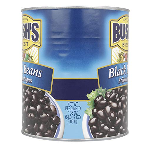 Bush's Best Black Beans / 108 Ounce (Pack of 6) / 1 Side Dishes