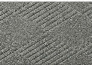 The Andersen Company Waterhog Fashion Mat, 4' x 6' x 3/8", Med Gray