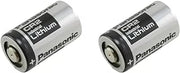 Panasonic CR2-2PK Photo Lithium 3V Batteries for Mini 25, Mini 50, Mini 50S, Mini 55, Pivi MP-100 and SP-1- Silver (Pack of 2)