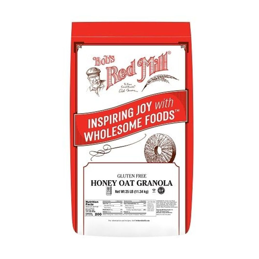 Bob's Red Mill Gluten Free Honey Oat Granola / 400 Ounce (Pack of 1) / 1 Breakfast Foods