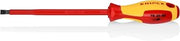 KNIPEX Tools 98 20 80 5/16-Inch Slotted Screwdriver, 7-Inch, Insulated