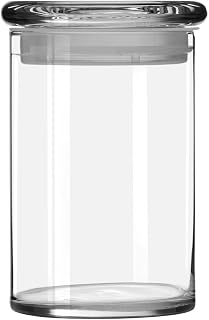 Libbey Cylinder Jar with Glass Lid, 31-Ounce