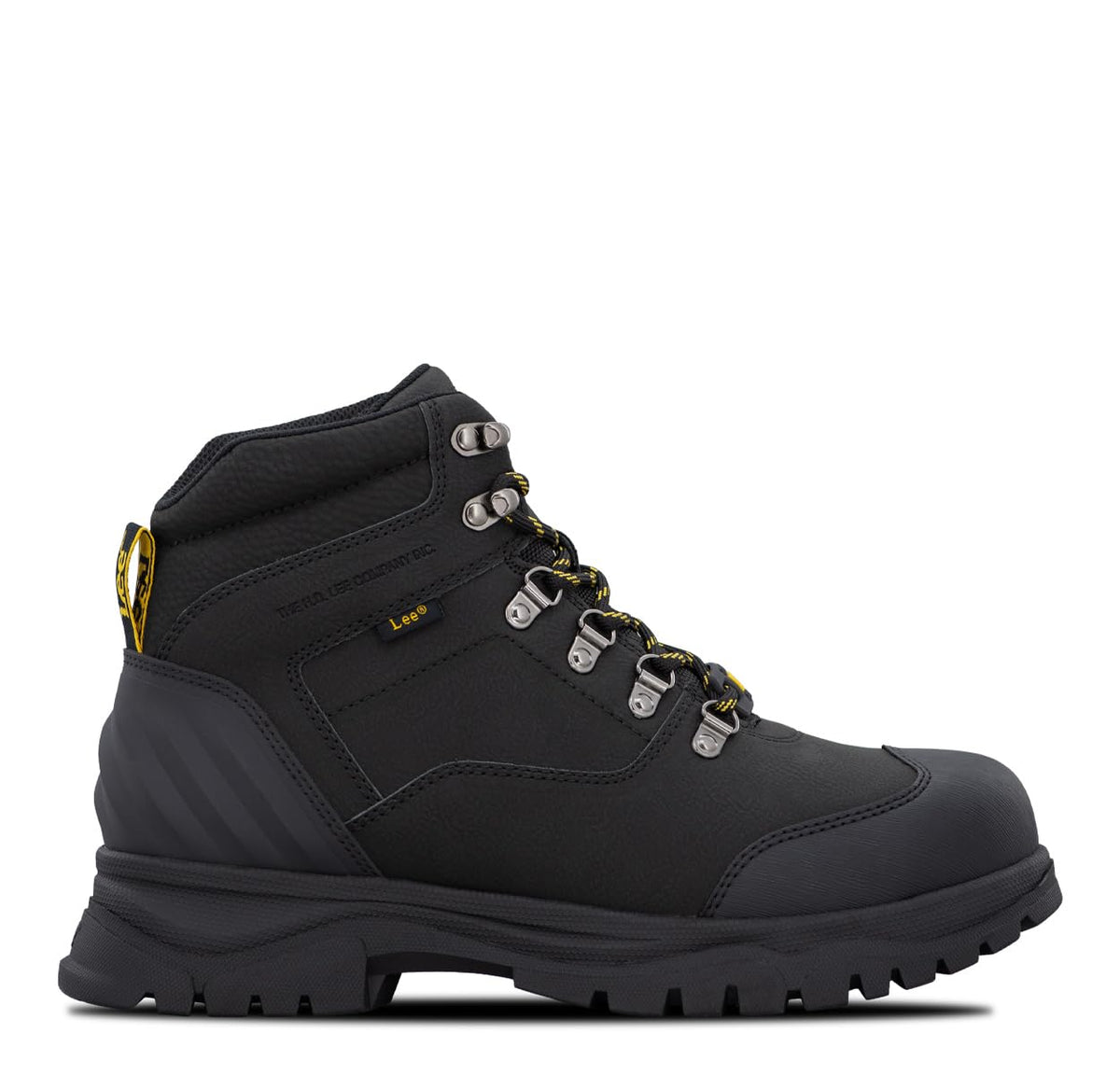 Men's Endurance Steel Toe Work Boot by Lee – 12 Wide, Black Mono, Model M000270-9800