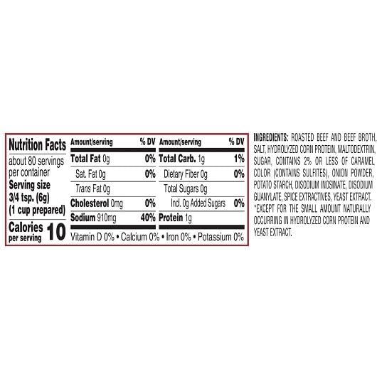 Selected Beef Base by Custom Culinary – 1 pound, Pack of 12
