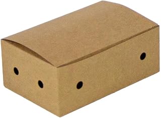 PacknWood 210NUG6S 4.49 x 2.87 x 1.77 in. Kraft Snack Box Small - 500 Piece