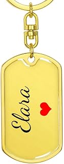 Elara Keychain – Custom Name Keychain for Women