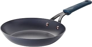 Tramontina Carbon Steel 8.5-Inch Small Frying Pan with Silicone Grip