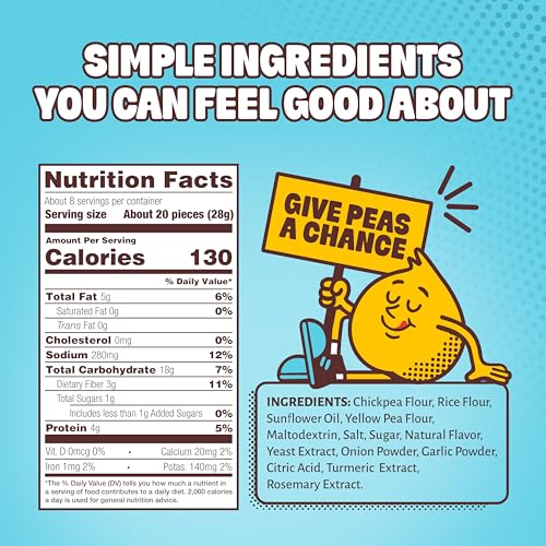 HIPPEAS Groovy White Cheddar / 8 Ounce (Pack of 1) / 1 Puffed Snacks