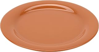 G.E.T. Enterprises NP-10-PK 10.5" Narrow Rim Plate (Qty, 12), Melamine, Orange (Pack of 12)