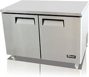 Migali 48.2 in. 12.0 cu. ft. Competitor Series Undercounter Refrigerator, Stainless Steel & Galvanized Steel