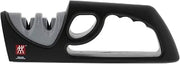 ZWILLING 2-Stage Ultra-Sharp Knife Sharpener, Hand Held Knife Sharpener | Restores Ultra-Sharp Blades in Seconds. For Western Style Blades. Sharpening Ceramic Rods Have Both Coarse & Fine Grits