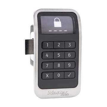 No. Electronic Keypad Locker Lock - High Visibility Display - for Box Lockers - 1 Each by Master Lock – Metal, Black, Model 3685