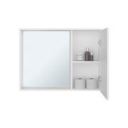 31" Nome Medicine Cabinet with Interior Storage Compartments by DEPOT E-SHOP – Engineered Wood, White, Model DE-GLB11581