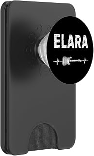 Elara Guitar Heartbeat Music Guitarist Retro Vintage PopSockets PopWallet for MagSafe