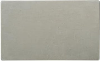HUBERT Solid Full Size Concrete Melamine Cold Tile - 21" L x 12 3/4" W