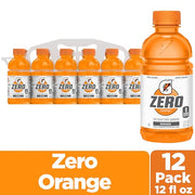 Gatorade Zero Sugar - Orange / 12 Fl Oz (Pack of 12) / Orange Sports Drinks