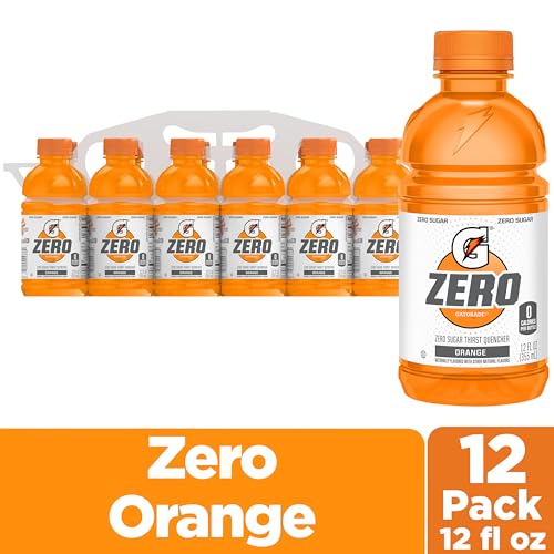 Gatorade Zero Sugar - Orange / 12 Fl Oz (Pack of 12) / Orange Sports Drinks
