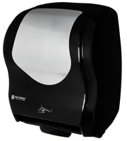 San Jamar Hybrid / Black/Silver / 16.5" x 13" x 9.25" Commercial Paper Hand Towel Dispensers