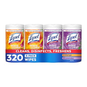 Lysol 80 Count (Pack of 4) / Mango + Lavender / 1 Disinfectant Wipes