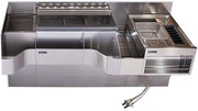 Perlick PTE68-A Underbar Ice Bin Cocktail Station Sink Combo