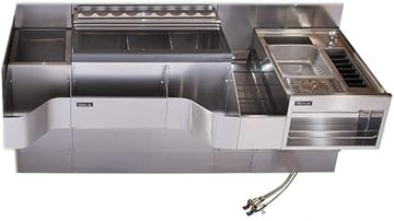 Perlick PTE68-A Underbar Ice Bin Cocktail Station Sink Combo