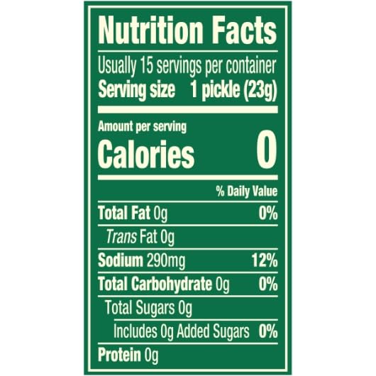 Kraft Dill Mini Pickle by Claussen – Mini, Pack of 12