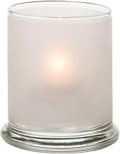 Hollowick Satin Crystal Glass Votive Column Lamp