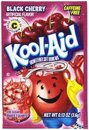 Black Cherry Unsweetened Soft Drink Mix, 0.13-Ounce Envelopes (Pack of 48) by Kool-Aid