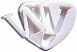 Silikomart Silicone Mould Sugarflex Letter W, White