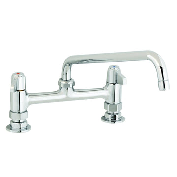 Equip 8" Deck Mount Faucet by T&S Brass – 15.00x15.00x15.00, In Description, Check Images, Model 5F-8DLS10