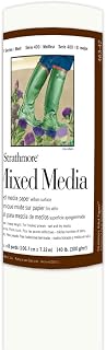 Strathmore 400 Series Mixed Media Roll, 140 lb. Vellum Paper, 42 inches X 8 Yards (463-42)
