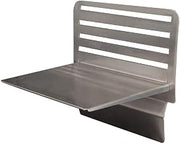 BK Resources GCP-2S GrillCook Pro Medium Upright Shelf Stand with 12" Shelf, Stainless Steel