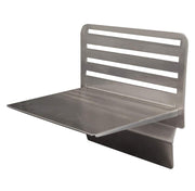 BK Resources GrillCook Pro Medium Upright Shelf Stand with 12" Shelf – 12 Inches, Stainless Steel, Silver, Model GCP-2S