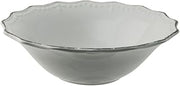 10 Strawberry Street Oxford 7.25"/ 16 Oz Cereal Bowl, Set of 6, Vintage White