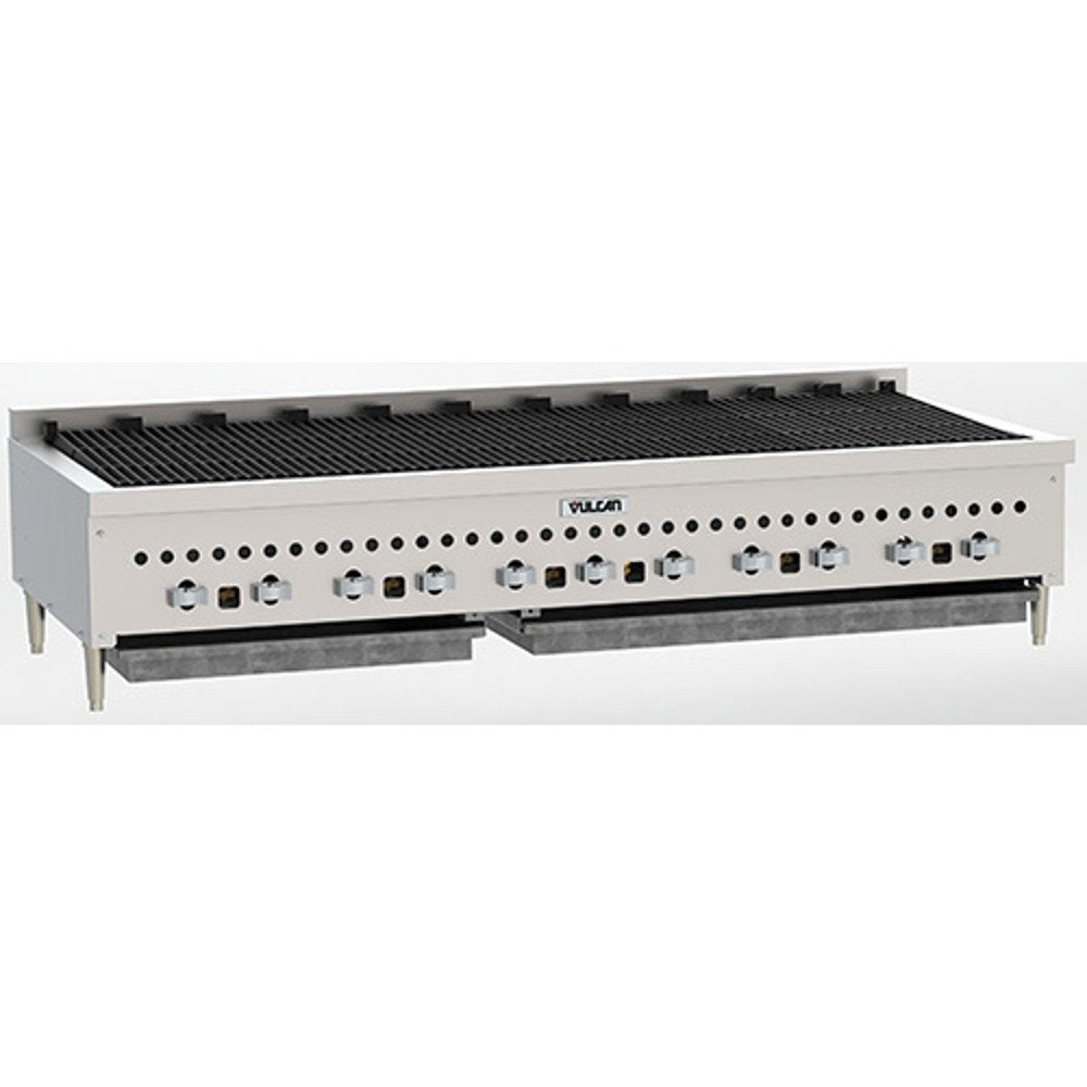 Hart Countertop 60" Charbroiler by Vulcan – stainless steel, Silver, Model VCCB60