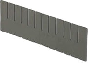 LEWISBins+ DV1670 Full Height Vertical Long Divider for Model DC2070 Box Container, Grey, 15.3" Length, 0.1" Width, 6.4" Height