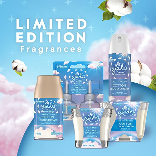 Glade Cotton Cloud Dream / 3.35 Fl Oz (Pack of 1) / Blue Electric