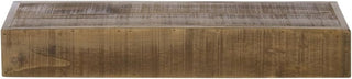 Cal-Mil 166-3-99 Madera Reclaimed Wood Rectangle Plate Riser - 20 1/2" x 7" x 3 1/4"