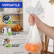 Stock Your Home 50 Count (Pack of 2) / 2 Gallon / Clear Trash Bags