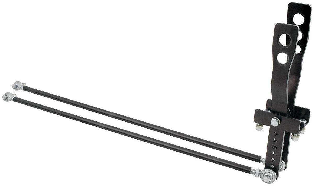 2 Lever Shifter Black Unequal Length Handles by Allstar Performance – Aluminum, Model ALL54124