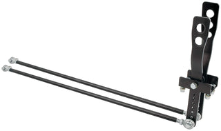 2 Lever Shifter Black Unequal Length Handles by Allstar Performance – Aluminum, Model ALL54124